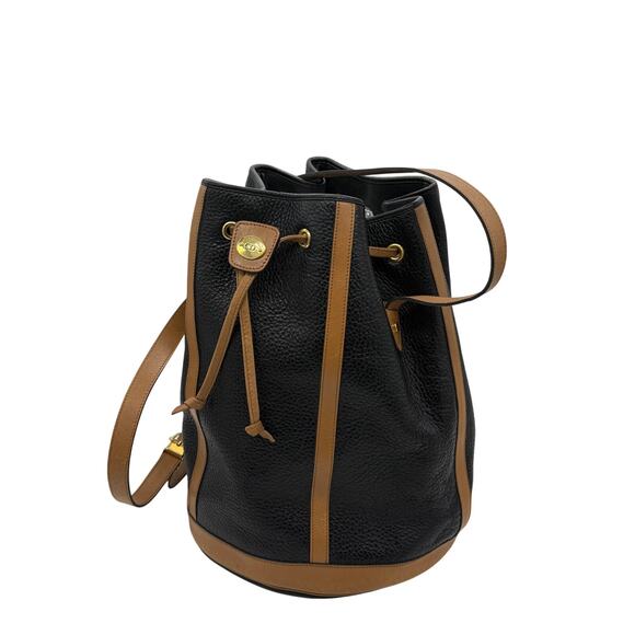 Vintage Christian Dior Black Leather Bucket Bag*Excellent condition - Picture 14 of 16